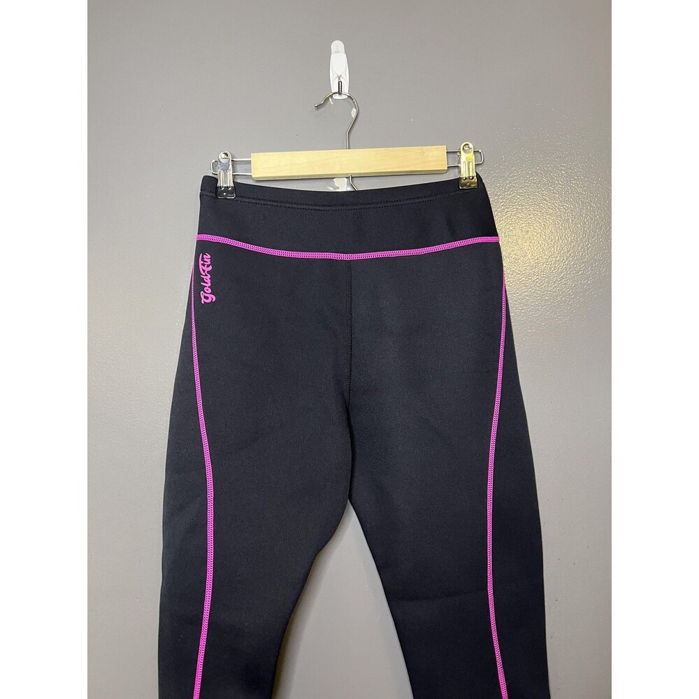 GoldFin Leggings Womens Large Black Neoprene Thermal Ankle Water Sports Pants